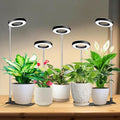 Kullinss Plant Light 48 LEDs Full Spectrum Plant Lights for Indoor Growing Halo Plant Light with 3/9/12H Timer 3 Color Modes 10 Brightness Height Adjustable Grow Lamp for Small Plants (5 Pack)