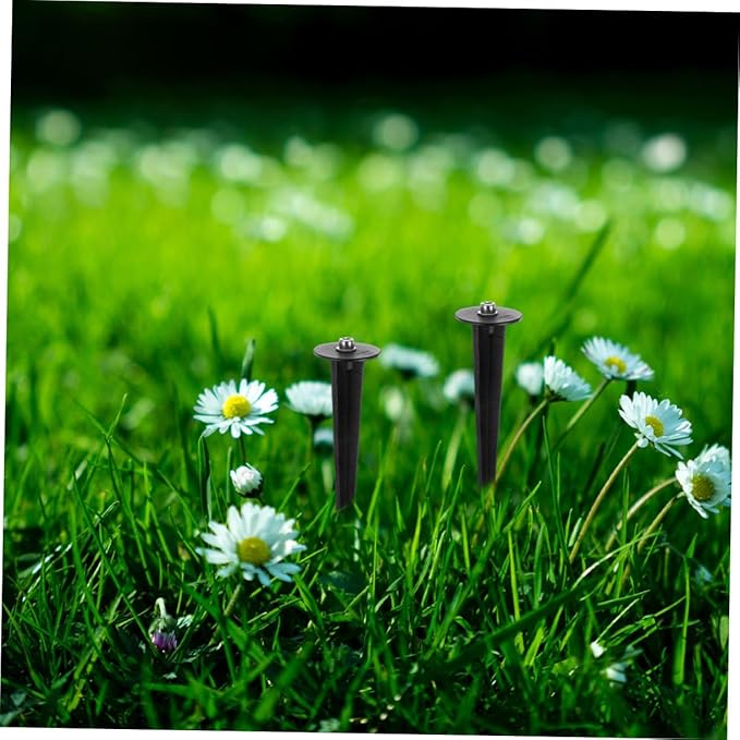 balacoo 30pcs Solar Lamp Stakes Lightweight Weatherproof Ground Support for Garden Lights Replacement Spikes for Outdoor Landscape Lighting
