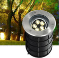 LED Ground Lights Embedded Underground Ljus IP66 Waterproof Low Voltage AC12/24V Adjustable Angle Landscape Light for Driveway Deck Patio Yard Garden Outdoor Spotlight