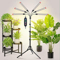 54 Watt Grow Lights for Indoor Plants with Stand Standing Tall Plant Light 48121620H Timer Full Spectrum Bonsai Tree Grow Light 24-64 Adjustable Tripod Stand Plant Growing Lamps