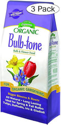 Espoma Organic Bulb-Tone 3-5-3 Natural &amp Organic Fertilizer and Plant Food for All Spring and Fall Bulbs. 4 lb. Bag. Use for Planting &amp Feeding to Promote Vibrant Blooms - Pack of 3
