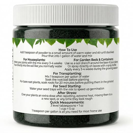 Old Cobblers Farm Wicked Organic Thick Skin – Seaweed Extract Powder Plant Growth Booster (1oz | 2oz) (1 oz)