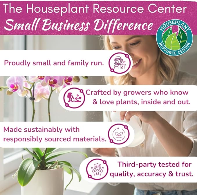 100% Organic Orchid Potting Soil – Nutrient-Rich Well-Draining Blend for Stronger Roots &amp Vibrant Growth | Hand-Blended &amp Eco-Friendly | Made in USA | 2.3L Bag