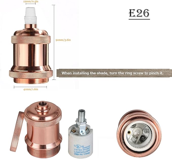 Adjustable Height J-Type Track Light Pendants 24 H Timer 4500K 10W LED Full Spectrum Rose Gold Industrial Porcelain Lamp Holder AUTO Plant Growing Lamp for Kitchen Island Green House