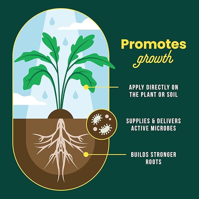Sunday Soil Booster - Worm Casting Tea - Enhance Soil Health &amp Promote Vigorous Plant Growth - Made with Vermicompost Extract &amp Humic Acid - 32 Fl Oz 2 Pack