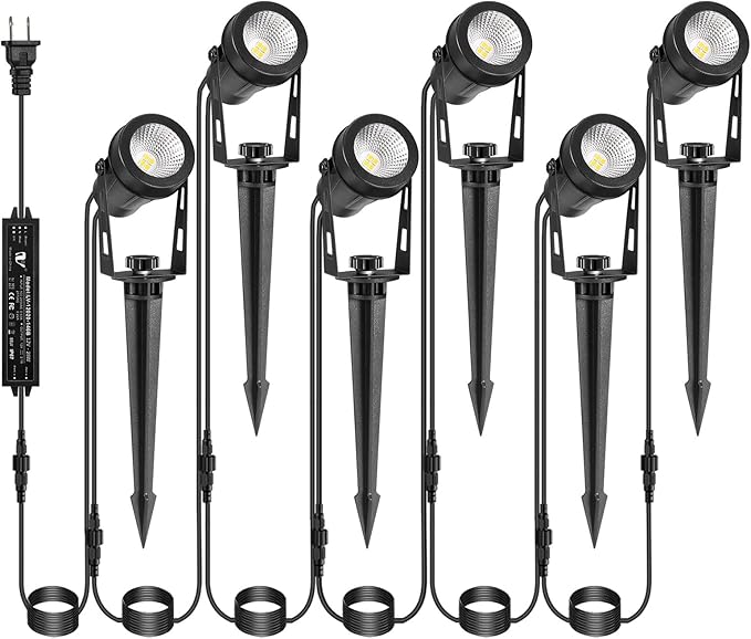 Low Voltage Landscape Lights 6 Pack+Outdoor Landscape Lights 4 Pack+Extendable Lights 2 Pack