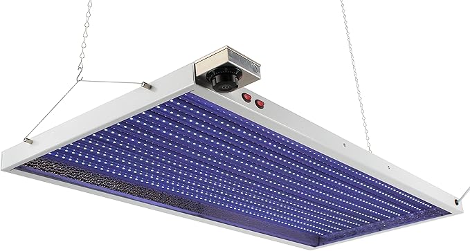 The LED Panels line with UV 365nm Light 2X4Ft/300W &amp Build-in Timer120-277V Input Great for a Stand Along LED Grow Lights or Boost UV Input to get Strong and Fast Growing. (2X4Ft/300W)