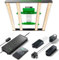 2025 New Version MARS HYDRO FC-E3000 300Watt LED Grow Light 3X3ft Full Spectrum Grow Light Bar and iHub-Pro and Smart Sensor Kit: PPFD CO₂ and Soil Sensors