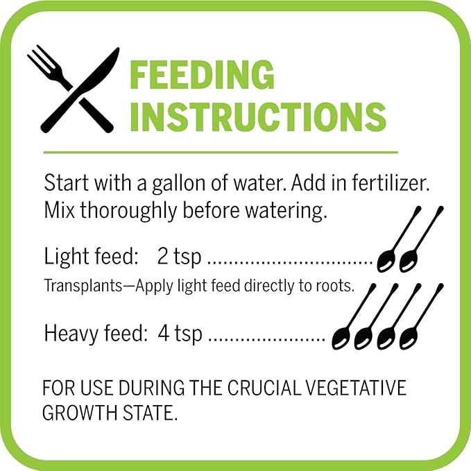 Mother Earth LiquiCraft Grow 4-3-3 Liquid Plant Fertilizer For Vegetative Plants Flowers And Tomatoes Gallon