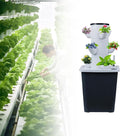 Aeroponic Tower Hydroponics Growing System Kit 30 Pods Indoor Vertical Garden Water Circulation Pump for Home Gardening(15holes)