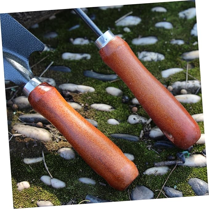 4pcs Mini Garden Tool Set Thicken Iron Shovel for Planting Transplanting and Weeding and Lightweight Gardening Tools for Flower and Vegetable