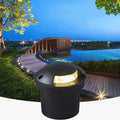 5PCS Ground LED Landscape Lights - Led Spot Lights DC12V Mini Stair  IP67 Waterproof Outdoor Recessed Lamps 1W LED Deck Light Spotlight With Narrow Beam For Garden Stairs(White) (Green 12W(