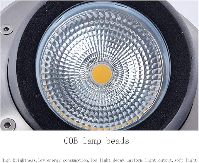 Landscape Lights LED Underground Light COB Spotlight Source Ground IP65 Waterproof Floor Lamp for Driveway Deck