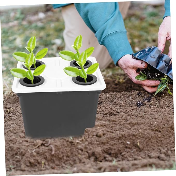 YARNOW Hydroponic Garden Barrels Soilless Cultivation Barrels for Home Balcony Planting