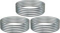 3PCS 4x4x1FT Galvanized Raised Garden Bed KitVegetable Boxes-Round Metal Flower BoxLarge Planter Raised Beds Outdoor Garden for PlantingFruitHerb-Silver