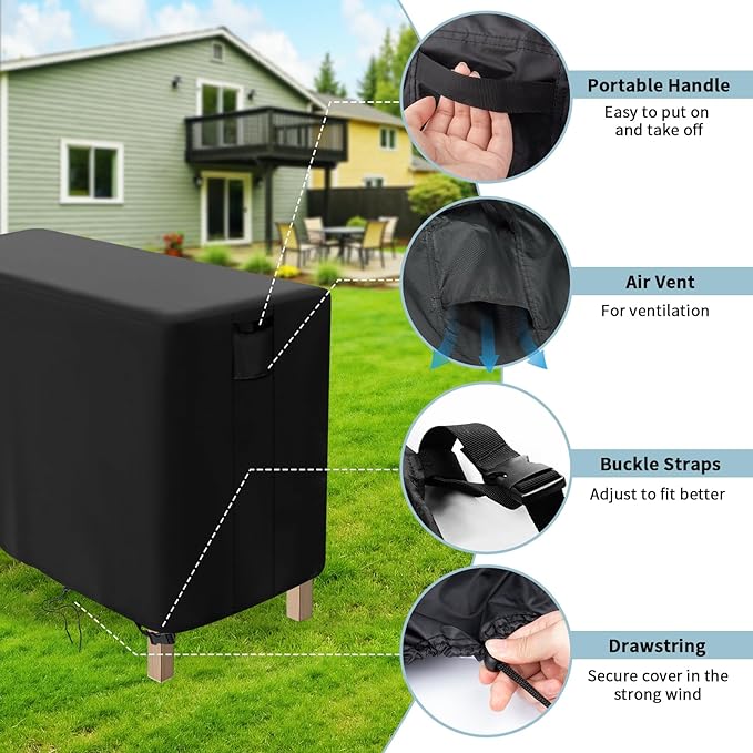 Custom Cover for Outdoor Raised Garden Bed for Winter (Only Cover) Waterproof Raised Planter Boxes Stand Covers Heavy-Duty Garden Bed Covers Protection for Winter Snow Frost and Rain