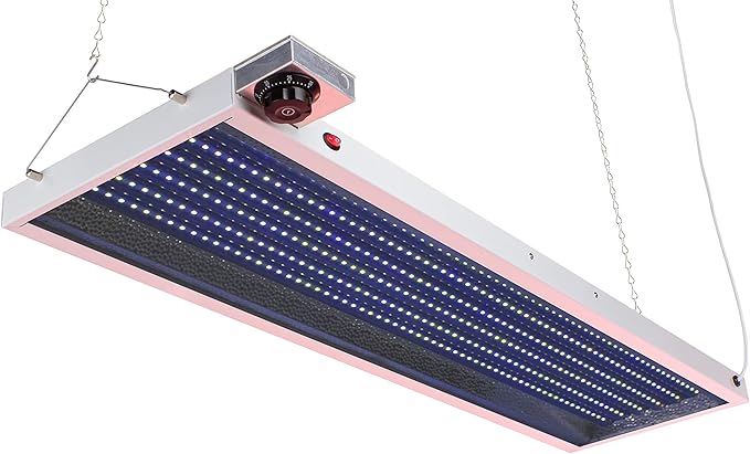 The LED Panel with UV 365nm Light 1X4Ft/150W &amp Build-in Timer120-277V Input Great for a Stand Along LED Grow Lights or Boost UV Input to get Strong and Fast Growing. (1X4Ft/150W)
