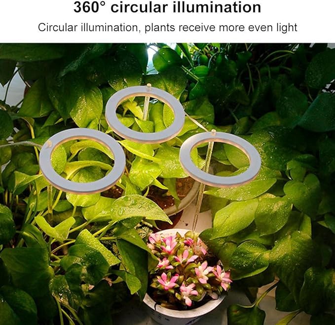 Plant Grow Light 20 LED Growing Light Full Spectrum USB Lamp for Indoor Plants Succulents Seed Starting Household Flower Grow Lights (white #70)