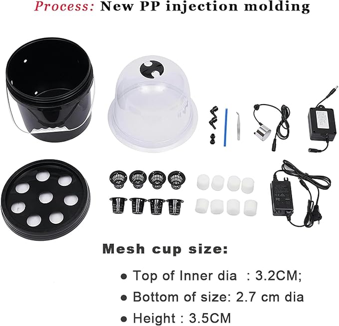Cultivation Box of Seed Plant of 8 5 -Liter Holes Hydroponic System Hydroponic Culture Kit Hydroponic Cultivation Box Initiation Cuvette for Greenhouse
