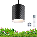 Hanging Indoor Plant Growth lamp 25W Full Spectrum Adjustable Angle Plant lamp Suitable for Indoor Foliage Plant Auxiliary Lighting Meat Quality Flowers 2700k-6500K (Black)