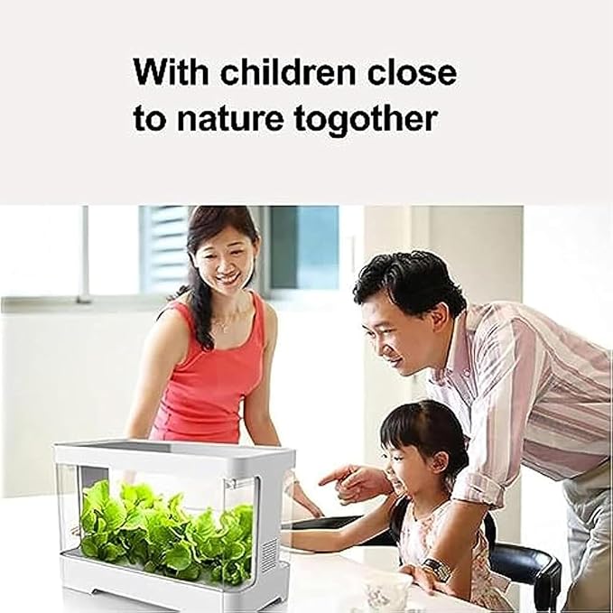 Hydroponics Growing System20W LED Grow Light + Automatic Timer + 4L Water Tank Hydroponic Growing Kits - Intelligent Growing System Smart Garden GYL24824