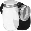1Set Sprouting Kit with Blackout Sleeves Indoor Sprouting Jar Microgreens Includes Wide Mouth Mason Jars Mesh Lids and Blackout Sleeves for Optimal Growth