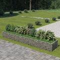 SKM Gabion Raised Gabion Raised Bed Galvanised Steel 177.2x35.4x19.7