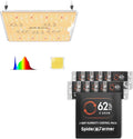 Spider Farmer 62% RH 8g Size Two-Way Humidity Control Packs 10 Packs Each Maintains Freshness for 1 oz and SF1000D LED Grow Lights with Samsung LM301B Diodes Full Spectrum Grow Light
