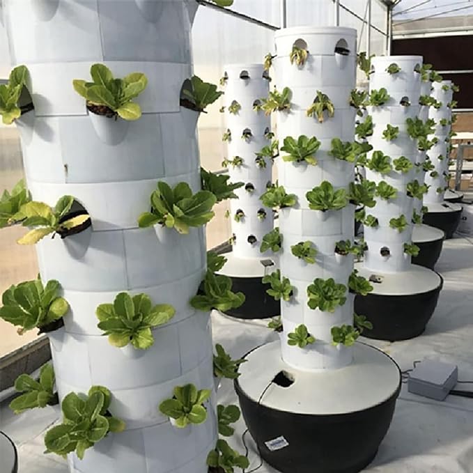 Garden Hydroponic Growing System 6 Levels 36 Pods Aeroponics Growing Kit with Hydration Pump Earthless Culture for Herbs Fruits and Vegetables