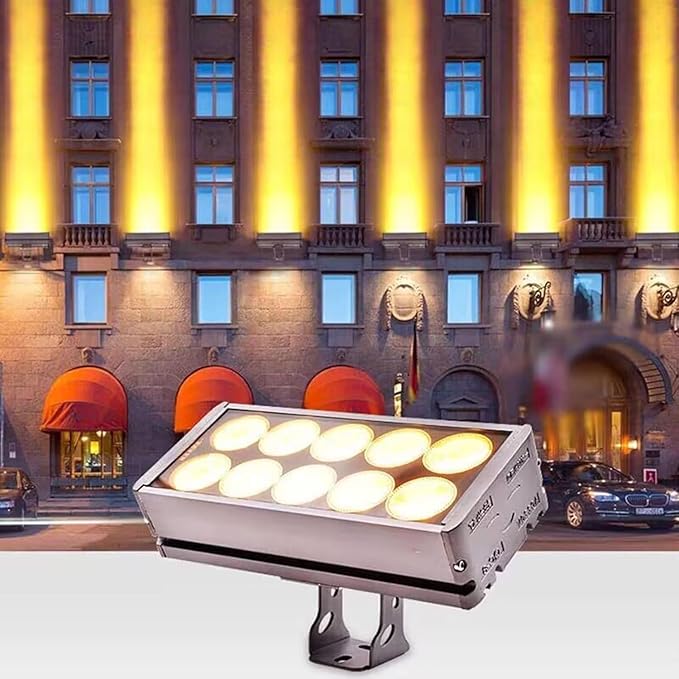 LED Flood Light - Outdoor Rectangle Spot Lights Spotlight Beam Waterproof IP65 Wall Washer Lighting for Patio Garden Driveway Landscape(Red30W)