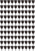 100PCS Potting Fertilizer Tools Plastic Planting Fertilizer Net Basket Garden Nutrient Cup Net Pot Portable Fertilizer Net Basket with Lid for All Kinds of Potted Plants and Vegetable Gardens(Small)