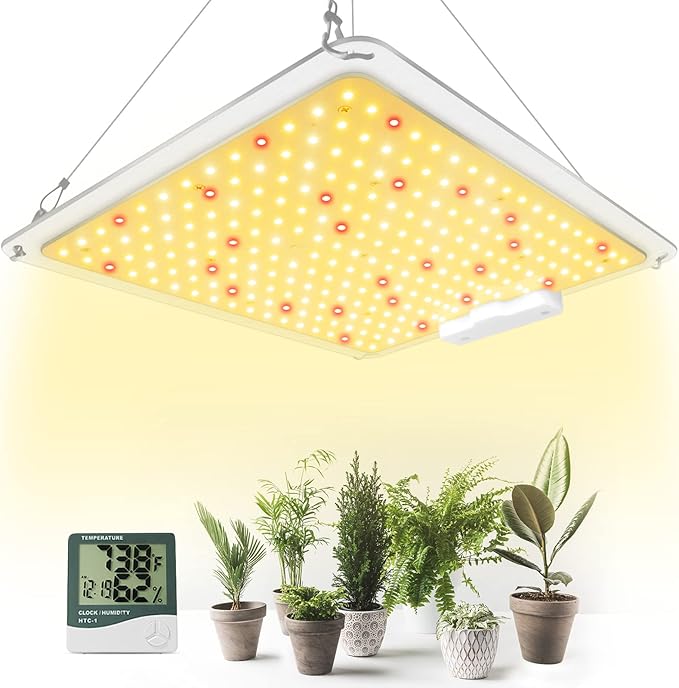 Grow Lights for Indoor Plants Full Spectrum 234pcs LEDs 3x3 Ft Coverage Dimmable Plant Grow Lamps for Veg Bloom Seedlings with Temperature Hygrometer