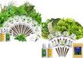 LYKOCLEAN Herb Seed Pod Kit(8-Pod) with Salad Greens Seed Pod Kit(7-Pod)