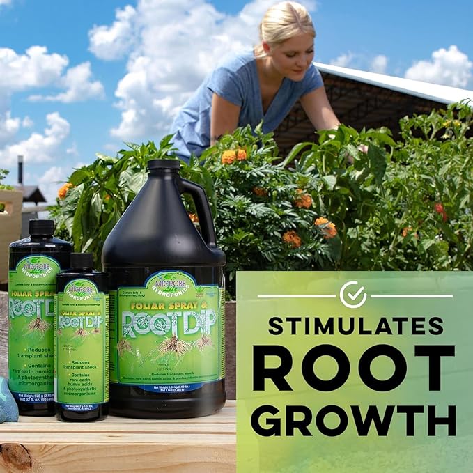 Microbe Life Hydroponics Additive Kit Includes One 16-Ounce Bottle Each of Photosynthesis Plus Foliar Spray &amp Root Dip and Vegetable and Fruit Yield Enhancer Use with Any Feeding Systems