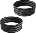 2PCS 32.08 x 11.4 Tall Round Metal Raised Garden Bed - Outdoor Planter Box for Vegetables Flowers Herbs &amp Fruits Backyard Patio Black