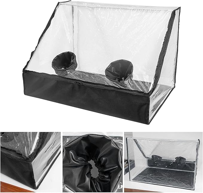 Jonlaki Mushroom Cultivation Kit – Portable Still Box with Transparent Window for Mycology Growth &amp Safe Fume Hood Design