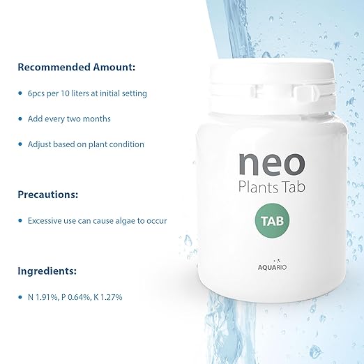 Neo Tabs - Aquarium Root Tabs - Root Tabs for Aquarium Plants - Plant Fertilizer for Aquatic Life to Thrive Safe for Fish &amp Shrimp &amp Snails - Tab 1 20 Tabs
