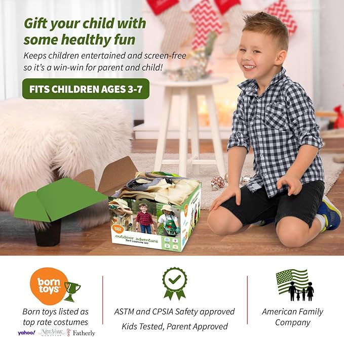 Born Toys Kids Pretend Play Costume Set for Boys &amp Girls