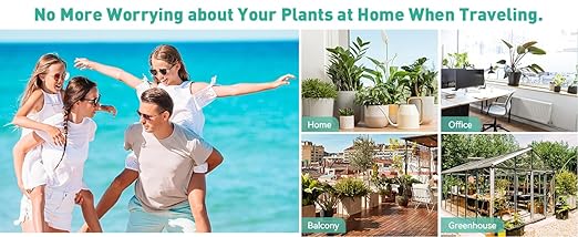 WiFi Smart Automatic Watering System for Indoor Potted Plants Drip Irrigation Kit Remote ControlDelay Watering Modewith Pump.