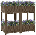 SKM Raised Bed 80x40x71 cm Polypropylene (Weight-13KG)-6520
