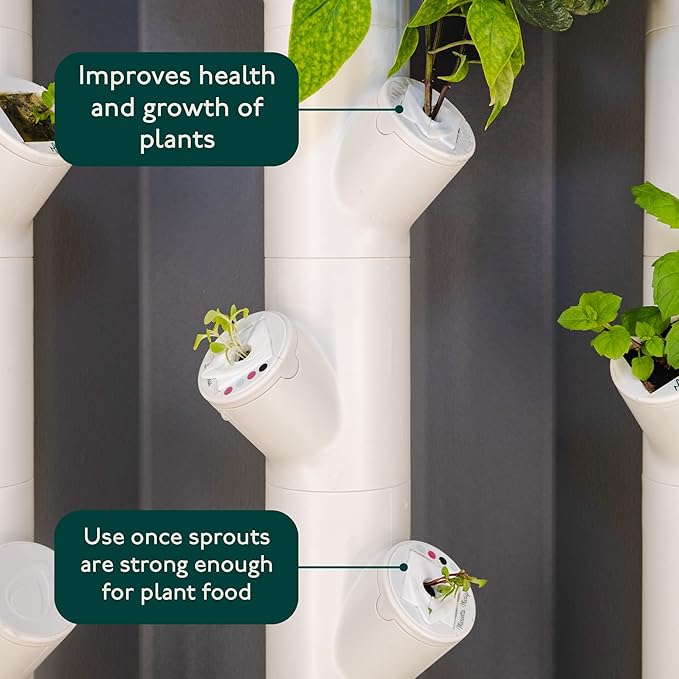 GARDYN yCovers – 10 Pack (for use with All Vertical Indoor Garden Hydroponics Growing System Kits &amp Tower Indoor Gardens) These Hydroponic Accessories fit Perfectly on yCubes