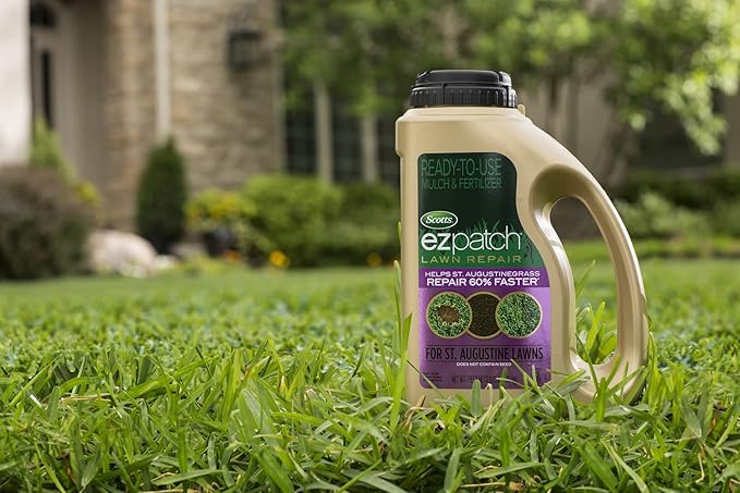 Scotts EZ Patch Lawn Repair for St. Augustine Lawns Combination Mulch and Fertilizer 3.75 lbs. (6-Pack)