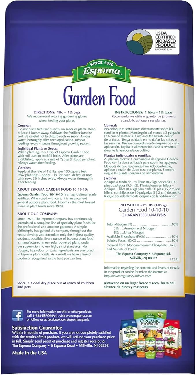 Espoma GF1010106 Garden Food 6.75-Pound (2-Pack)