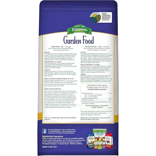 Espoma GF1010106 Garden Food 6.75-Pound Brown/A (Three Pack)