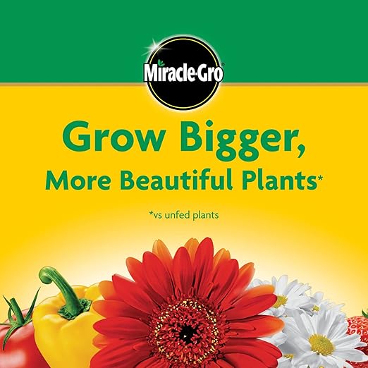 Miracle-Gro Water Soluble All Purpose Plant Food - Fertilizer For All Indoor or Outdoor Plants including Roses Flowers Vegetables Houseplants Trees and Shrubs 10 lbs.