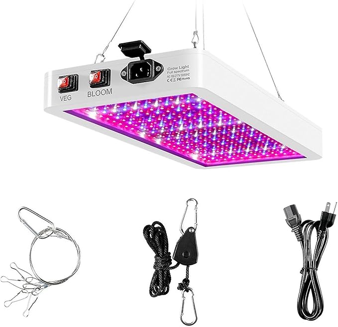 1000w 216 Led Plant Lamp Grow Lamp Full Spectrum Indoor Plants Grow Lamp Plant Light