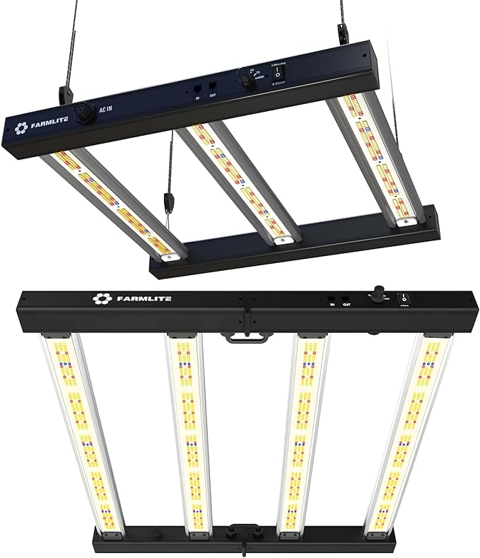 FARMLITE Grow Light Bars Full Spectrum Led Grow Lamps Grow Lights for Indoor Plants Dimmable Daisy Chain for Grow Lights