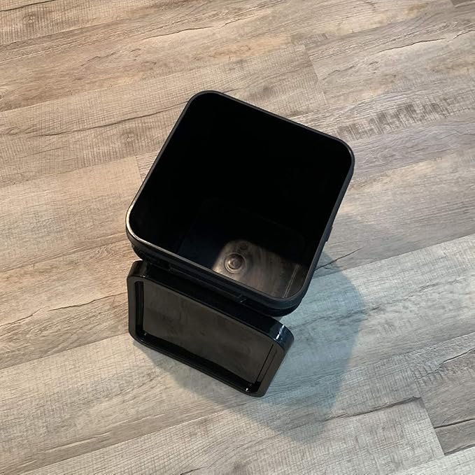 5 Gallon Square Bucket Lid Black - 5 Pack