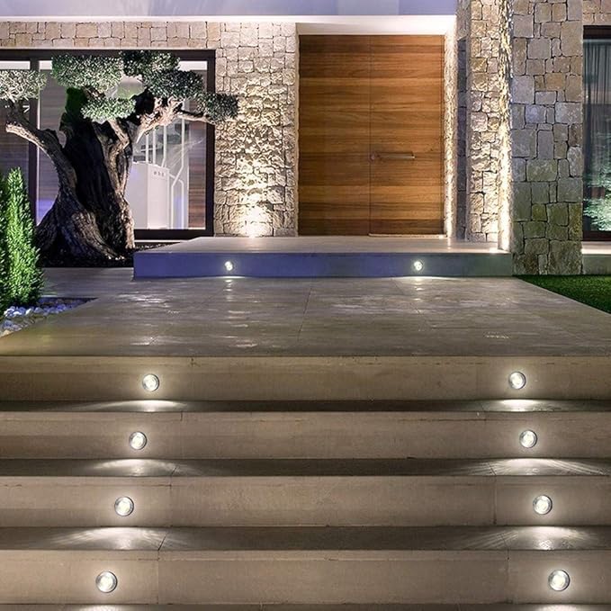 15W LED Embedded Underground Light IP68 Waterproof and Dustproof Indoor and Outdoor Landscape Lighting Fixtures Garden Courtyard Lawn Spotlight Waterproof Buried Light Pool Light Fittings