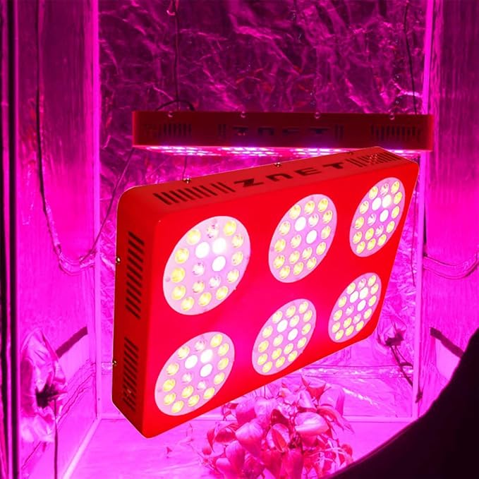 Hanchen Grow Light LED Grow Light Plant Light 6pcs Plant COB Lamp Growing Light Bulb 5940LM for Indoor Greenhouse Seeding Vegetable Flower Fruit Herb Foliage Plant with CE Certificate